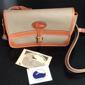 Dooney & Burke vintage NWT full size taupe Surrey bag. Excellent condition